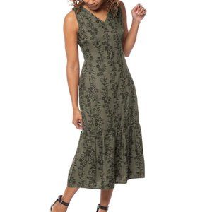 NWT - EQL By Kerrits Ladies Soft Breeze Sleeveless Dress Olive